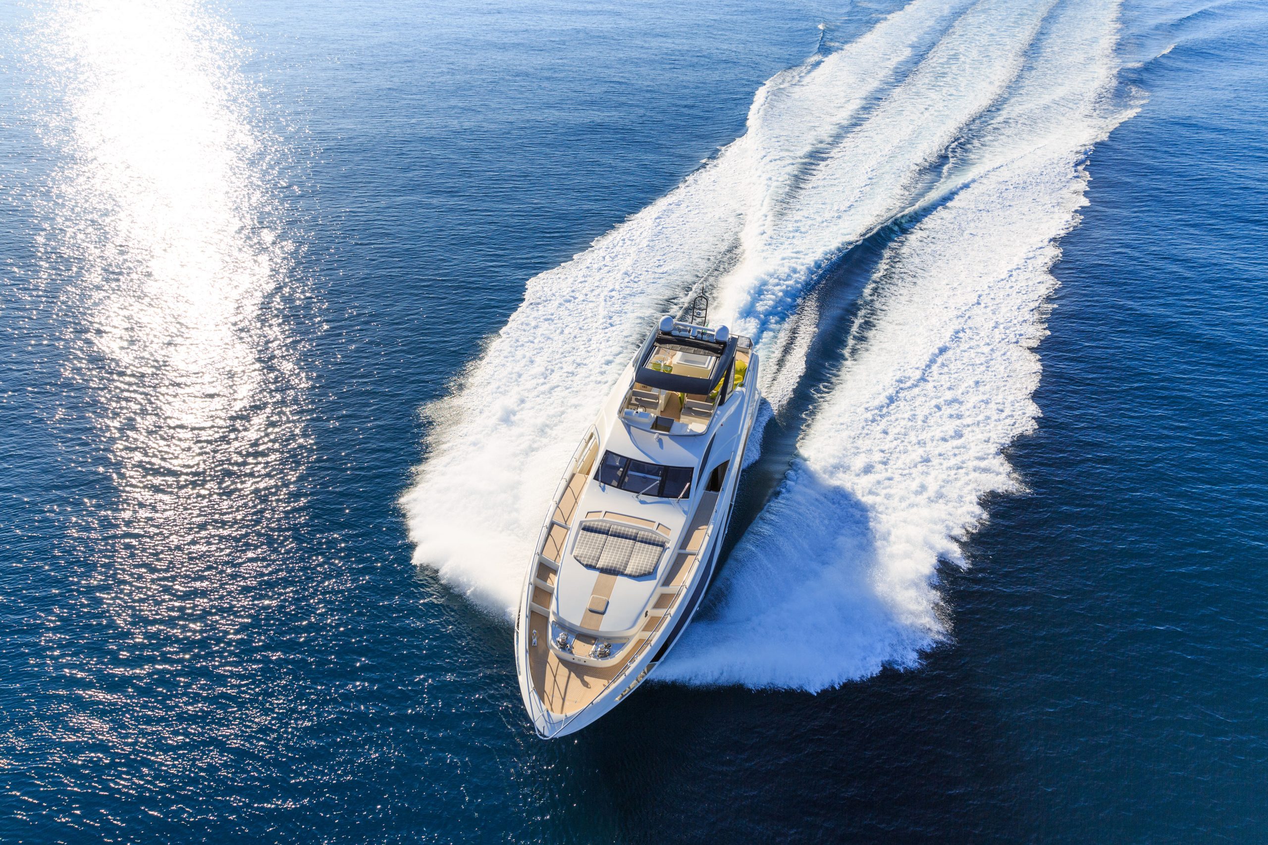 Luxury,Yacht,,Aerial,View,Italian,Shipyard